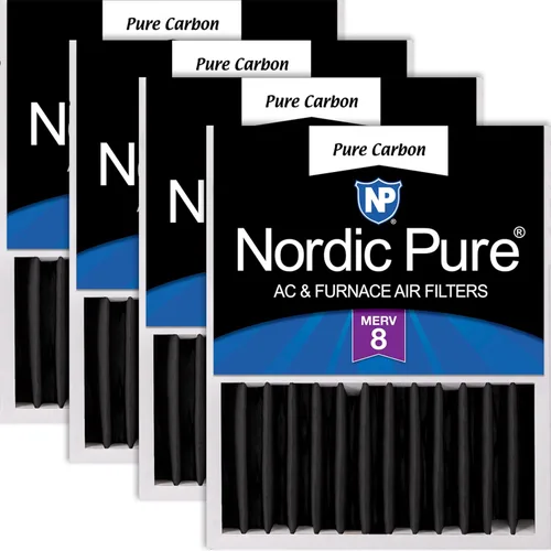 Miniatura 28 de Nordic Pure 16 x 20 x 5 (tamaño real: 15 7/8 x 19 5/8 x 4 3/8) Honeywell Filtros de aire de repuesto Merv 8 Plus Carbon 1 paquete