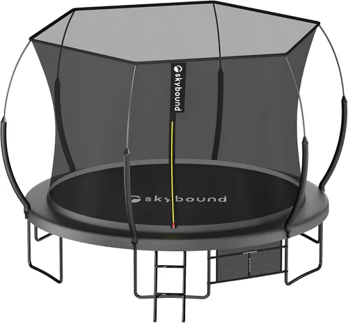 Miniatura 10 de SkyBound Trampolín sin Resortes de 14 PIES 12 PIES 10 PIES 8 PIES 6 PIES para Niños y Adultos - Trampolines Recreativos con Revestimiento