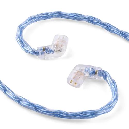 Miniatura 2 de Linsoul Tripowin Zonie - Cable IEM de 16 núcleos chapados en plata, cables mejorados para auriculares SPC de 1.25m para ZS10 PRO 2 AS10 PRO ZSN PRO