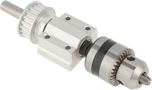 Miniatura 6 de Conjunto de husillo de taladro, husillo de motor, montaje de prensa de torno de bricolaje, portabrocas de motor para prensa de taladro, mesa