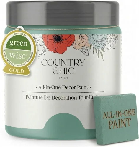 Miniatura 32 de Country Chic Pintura todo en uno estilo tiza para muebles, gabinetes, decoración del hogar, ecológica, acabado mate, imprimación incorporada y capa