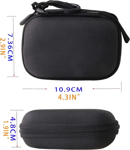 Miniatura 2 de Funda rígida de EVA compatible con KODAK PIXPRO C1/KODAK FZ55/FZ45/FZ43 Funda de protección de cámara digital. (negro)