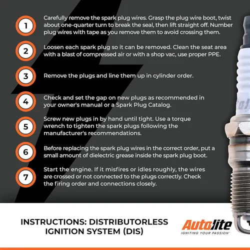 Miniatura 6 de Autolite Iridium XP - Bujías de repuesto para automóviles, XP5145 (paquete de 4)