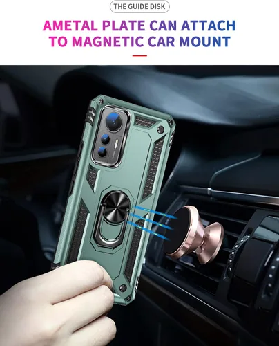 Miniatura 2 de Funda para Xiaomi 12 Lite 5G, Xiaomi 12 Lite Funda para teléfono delgada Protección militar a prueba de golpes Armor Defender Funda protectora