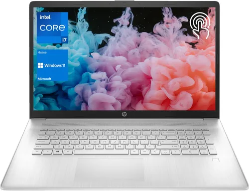 HP Laptop 2023, pantalla táctil HD+ de 17.3 pulgadas, procesador Intel Core i7-1355U de 13ª generación, 32 GB de RAM, SSD PCIe de 2 TB, cámara web,