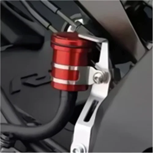 Miniatura 2 de Tapa protectora universal billet freno trasero tanque de embrague delantero depósito de líquido de motocicleta taza de aceite para Kawasaki Z1000