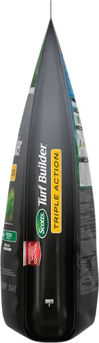 Miniatura 13 de Scotts Turf Builder Triple Action1, combinación de control de malezas, prevención de malezas y fertilizante, 25-0-2, 5,000 pies cuadrados, 14.10