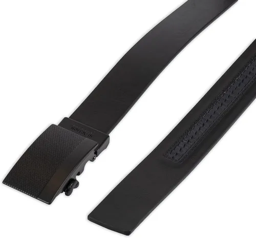 Miniatura 4 de Kenneth Cole REACTION - Cinturón ajustable de ajuste perfecto para hombre, estilo de bloqueo de pista y hebilla de compresión