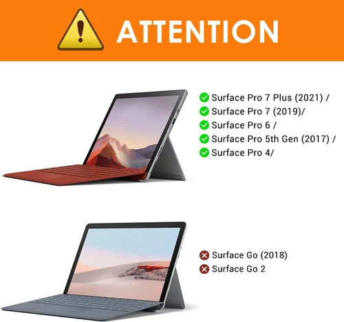 Miniatura 2 de MoKo Protector de pantalla mate para tableta Microsoft Surface Pro 7 Plus/Pro 7/Pro 6/Pro 5/Pro 4/Pro LTE, película PET antirreflejo, escritura