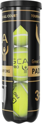 Miniatura 3 de Great Call Athletics El Pelotas Padel Pro Calidad de Torneo Profesional Juego de 3 bolas Presurizado Rendimiento para Raqueta