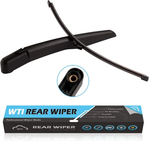Miniatura 7 de WTI Juego de brazo y escobillas para limpiaparabrisas trasero Compatible con Ford Edge 2007-2014 / Compatible con Lincoln MKX 2007-2014 SUV Conjunto