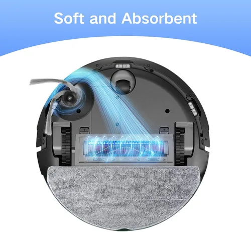 Miniatura 6 de VIEWALL Paquete de 6 paños de microfibra compatibles con Roborock Q7 M5 / Q7 M5+ / Q7 L5 / Q7 L5+ robot aspirador, accesorios de repuesto de paños