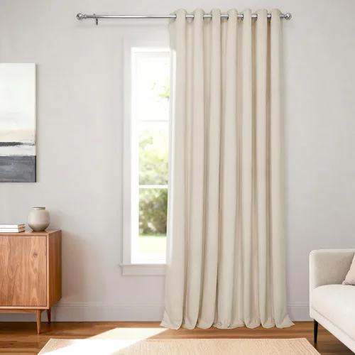 Miniatura 11 de HPD Half Price Drapes Cortinas opacas de terciopelo extra anchas con ojales, 120 pulgadas de largo, bloqueo de calor y luz completa, para dormitorio