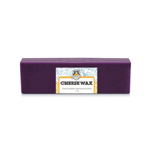Fermentaholics Cera de queso morado – 1 libra de cera de calidad alimentaria para quesos duros y envejecidos – Protege y preserva tu queso 1 LB