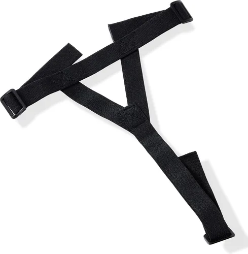 Miniatura 3 de Softball Face Mask Defense Liner, Includes: 1 Forehead Pad, 2 Side Pads, 2 Chin Cups, 1 Ponytail Strap, 1 Large Super Glue Magic Hook Negro