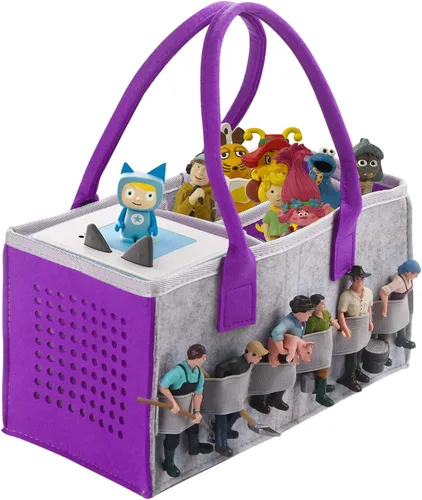 Miniatura 7 de Toniebox Bolsa Accesorios Funda Protectora Organizador con Almacenamiento para Figuras Mucho Espacio Bolsa para Juego de Iniciación Toniebox