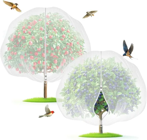 Miniatura 10 de Barrera de plagas de red de jardín: red ultrafina de 15 x 10 pies para protección de jardín, cubierta de hilera de cama elevada, mosquitera de malla