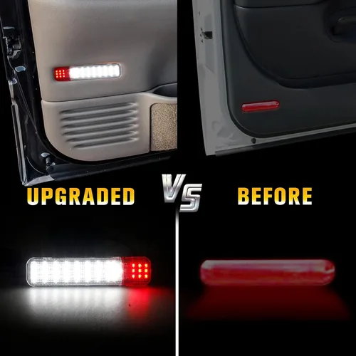 Miniatura 4 de NDRUSH - Luz interior LED para puerta, luz de cortesía de panel de puerta, luz de advertencia para Silverado/Sierra 1500 1999-2006, 3500/2500 HD