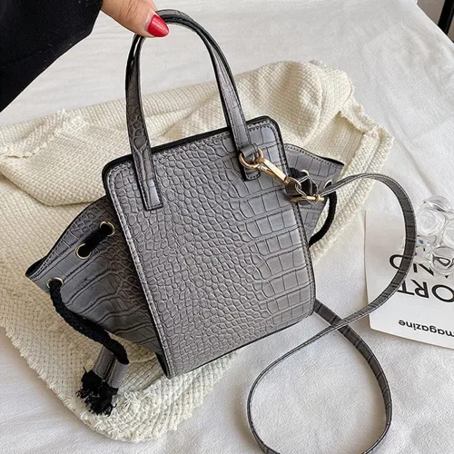 Miniatura 7 de Bolso de mano de piel sintética con asa superior 3D para mujer, bolso de mano para mujer, bolso cruzado tipo hobo