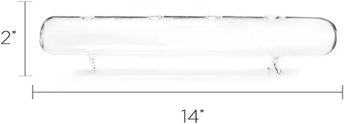 Miniatura 4 de Chive Florero de flores "Hudson Flute" con múltiples cámaras, bonitos y hermosos jarrones de vidrio para flores y plantas de interior, grande