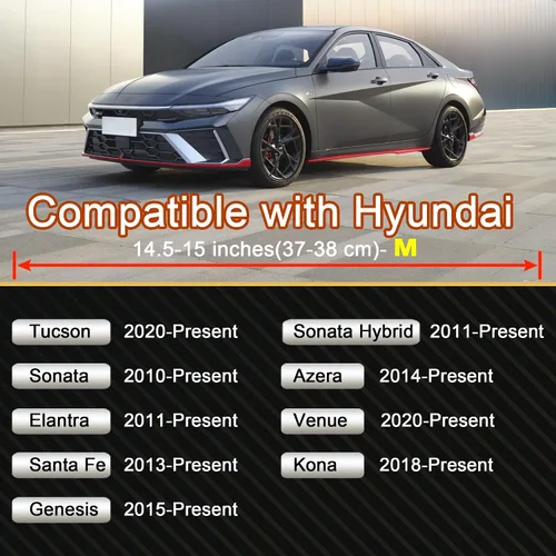Miniatura 2 de West Llama Funda personalizada para volante de automóvil para Hyundai, Tucson, Sonata, Elantra, Santa Fe, Genesis, Sonata Hybrid, Azera, Venue
