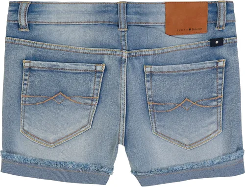 Miniatura 2 de Lucky Brand Girls' Cuffed Jean Shorts, Stretch Denim with 5 Pockets, Mid to High Rise Waist