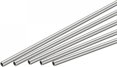 Miniatura 9 de uxcell Tubo redondo de acero inoxidable 304 0.039 in OD 0.012 in espesor de pared 11.811 in longitud 5 piezas