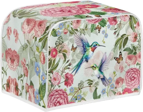 Miniatura 39 de Dolyues Beach Toaster Cover 2 Slice Universal Size Microwave Oven Dustproof Cover Women Gift Small Bread Cover with Portable Handle