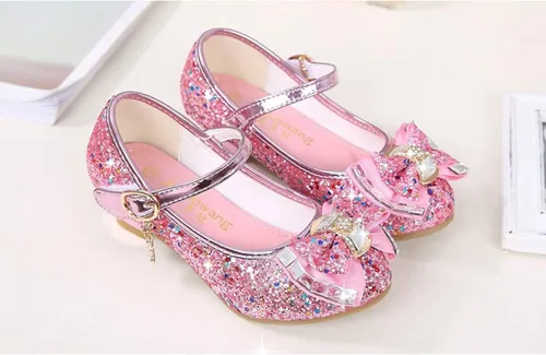 Miniatura 3 de Cadidi Dinos Zapatos de vestir para niñas con tacón de fiesta de boda Mary Jane Princess Flower Shoes (bebéniño pequeñoniño grande)