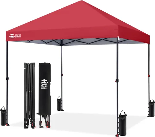 Miniatura 31 de CROWN SHADES Tienda de campaña desmontable de 10 x 10 pies - Tienda de campaña instantánea para exteriores con cerradura central patentada de un