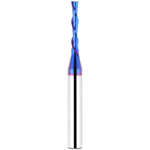 Miniatura 37 de EANOSIC 5 brocas de compresión en espiral de 1/4 pulgadas, longitud de corte de 1-1/4 pulgadas, extralargas de 3 pulgadas, fresadora CNC de carburo