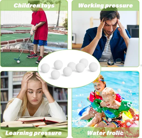 Miniatura 6 de Bolas de estrés de golf mini Hxezoc, 20 paquetes, pelotas de espuma de golf, pelotas deportivas pequeñas de apretar, ansiedad, juguete a granel