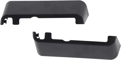 Para Toyota Land Cruiser Prado FJ120 2003-2009 Portaequipajes de techo negro cubierta central accesorio de coche 2 piezas (solo apto para