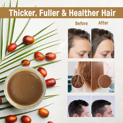 Miniatura 4 de TruGlow Aceite de batana 100% crudo y sin refinar Hidratante natural para cuero cabelludo seco, brillo y cabello saludable Aceite nutritivo