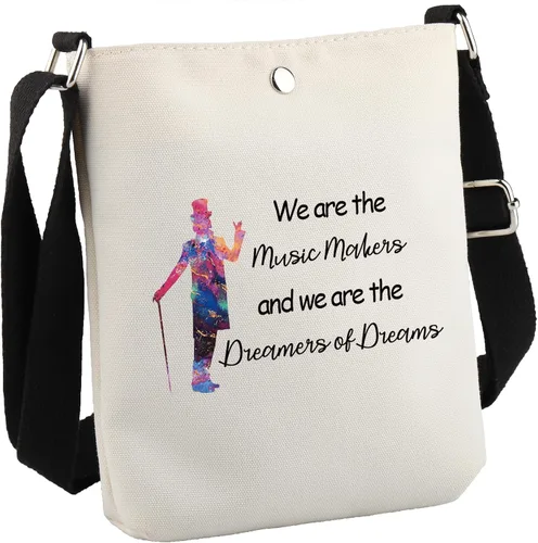 Miniatura 8 de GJTIM Regalo inspirado en la película, We Are The Music Makers, We are the Dreamers Of Dreams Productor musical Bolsa de cosméticos para músicos