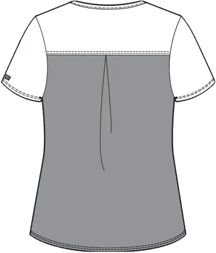 Miniatura 6 de Med Couture Camiseta médica para mujer, cuello en V con 4 bolsillos, ultra suave, elástica en 2 direcciones y tela sin arrugas - MC7468