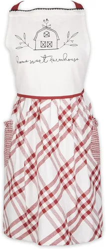 Miniatura 11 de DII Home Sweet Farmhouse Kitchen Collection, manoplas de horno, juego de toallas de cocina, color rojo granero, 4
