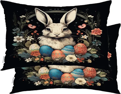 Miniatura 157 de Fundas de almohada con diseño de pinos y pájaros, bayas rojas, hojas de acebo, fondo beige, funda de cojín de mezcla digital, funda de almohada
