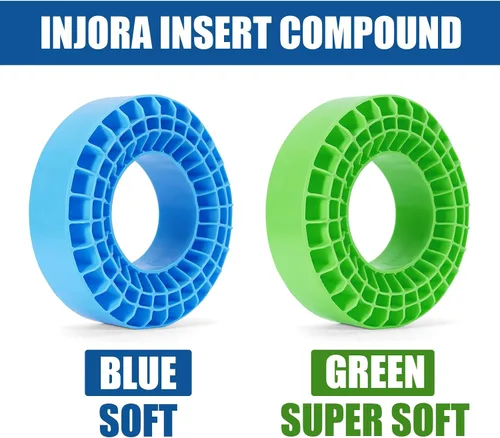 Miniatura 6 de INJORA Espuma de inserciones de goma de silicona para neumáticos de 4.173-4.252 in 1.9" (azul)