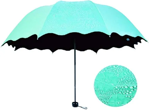 Miniatura 3 de Honeystore Blossom Magic Compact paraguas Triple plegable Anti-UV Dome Sombrilla