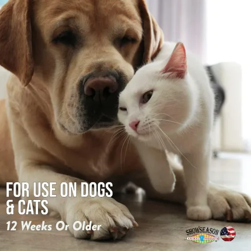 Miniatura 6 de ShowSeason - Champú para aliviar la picazón para perros y gatos, 1 galón, antiséptico, enfría la piel roja e inflamada, fabricado en Estados Unidos