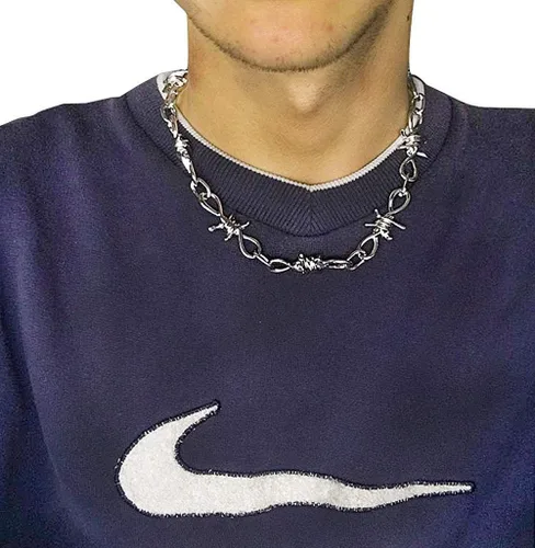 Miniatura 2 de Eyraevor Gargantilla gótica de hombre y mujer Punk Rock Hip Hop collar cadena