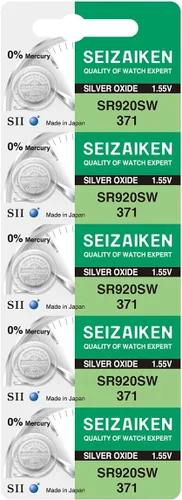 Miniatura 31 de 321 SR616SW - 10 pilas para reloj de óxido de plata sin mercurio, 1,55 V, fabricadas en Japón por Seiko