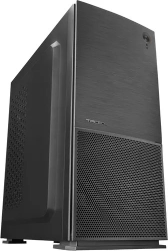 Miniatura 8 de Tacens 2FERROX, ATX Semi-Tower PC Case, ventilador lateral de 4.7 in, rejilla delantera, acero, negro