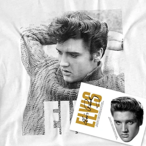 Miniatura 6 de Popfunk Elvis Presley Relaxing T Shirt