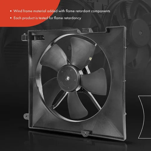 Miniatura 3 de A-Premium Conjunto de ventilador de refrigeración del radiador del motor compatible con modelos seleccionados Chevrolet y Pontiac - Aveo 2005-2008