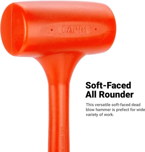 Miniatura 3 de Capri Tools 10097 Martillo sin rebote, 2 libras, naranja