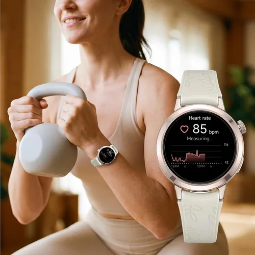 Miniatura 4 de AMOLED - Reloj inteligente para mujer, compatible con iPhone/Samsung/Android, más de 110 modos deportivos con monitor de frecuencia cardíaca, sueño