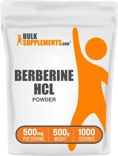 Miniatura 6 de BulkSupplements. com Berberina HCl Powder - Berberina 500mg - Suplementos digestivos - Suplementos de vesícula biliar - Suplemento de ayuno