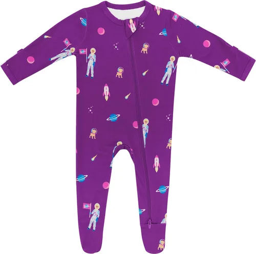 Miniatura 15 de KYTE BABY Pies unisex con cierre de cremallera, rayón hecho de bambú, 0-24 meses